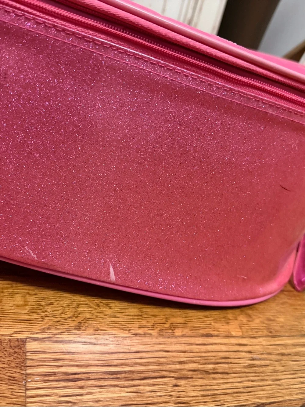 Disney Princess Pink Kids Rolling Carry Case